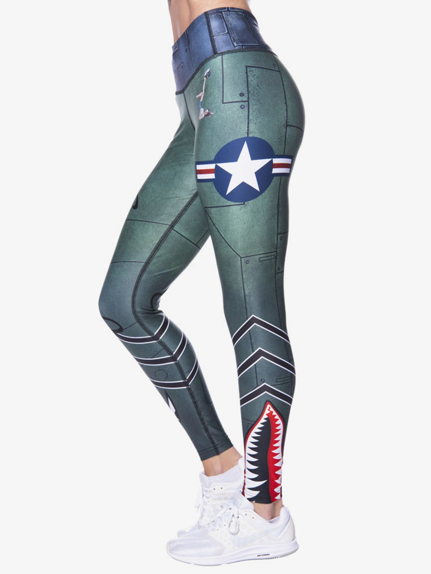 Anarchy Apparel Compression Leggings, Bomber