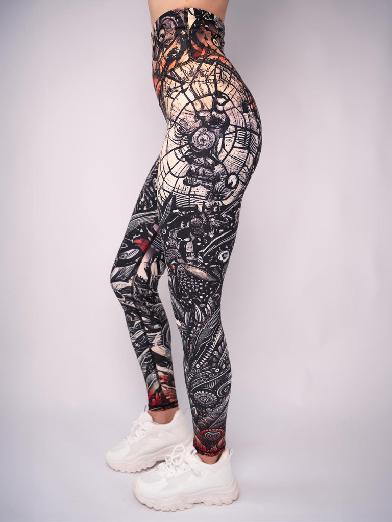 Anarchy Apparel Compression Leggings Lunatique