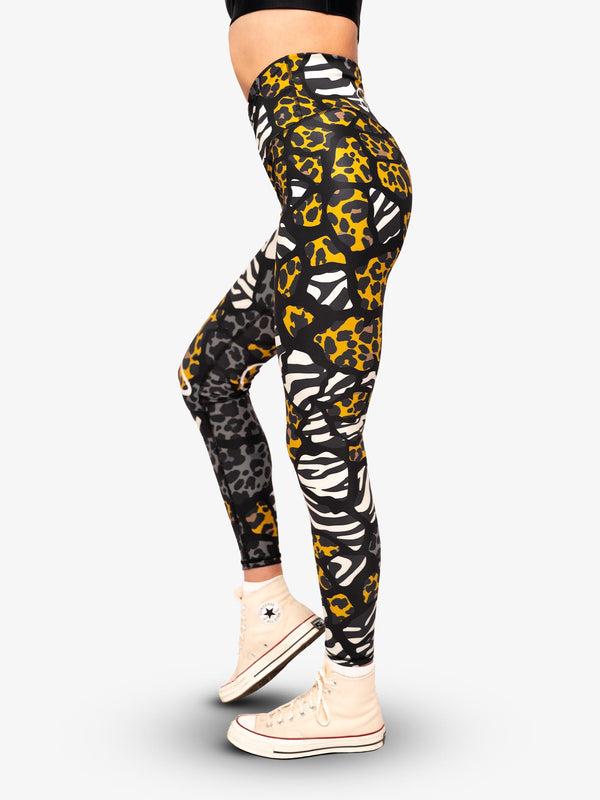 Anarchy Apparel Compression Leggings, Safari Patch